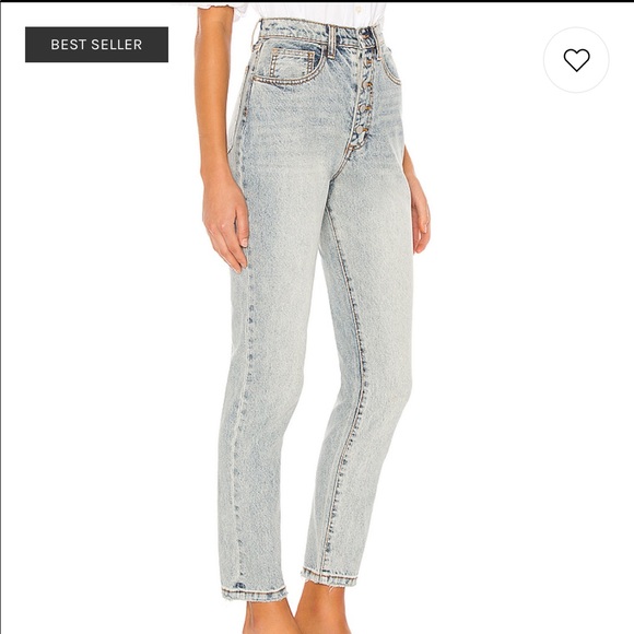 WeWoreWhat The Danielle High Rise Straight Jean - Picture 2 of 4